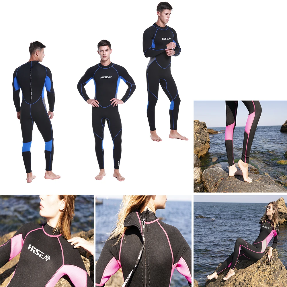 

Men 3mm Sunblock Neoprene Wetsuit For Scuba Diving Surfing Swimming Full Body Wet Suit Surfing Suit Diving Snorkeling Swimming