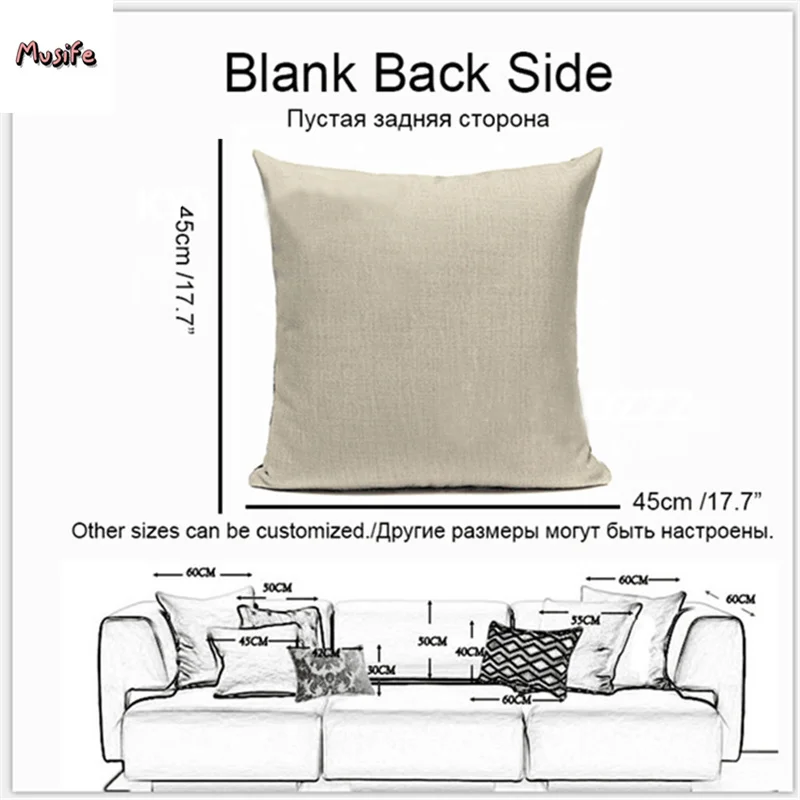 

45cmx45cm Red Flower Pattern Square Linen Comfortable Soft Cushion Cover Home Bedroom Hotel Car Decoration Square Cushion Cover.