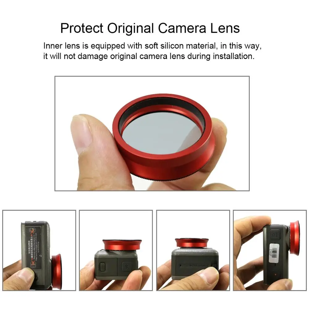 Фильтр объектива PULUZ CPL ND8 ND64 ND16 ND1000 УФ-фильтр для экшн-камеры DJI Osmo крышка фильтра |
