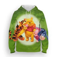 cartoon anime clothes for men 3d printed disney winnie the pooh children sweatshirt spring fashion women hoodies