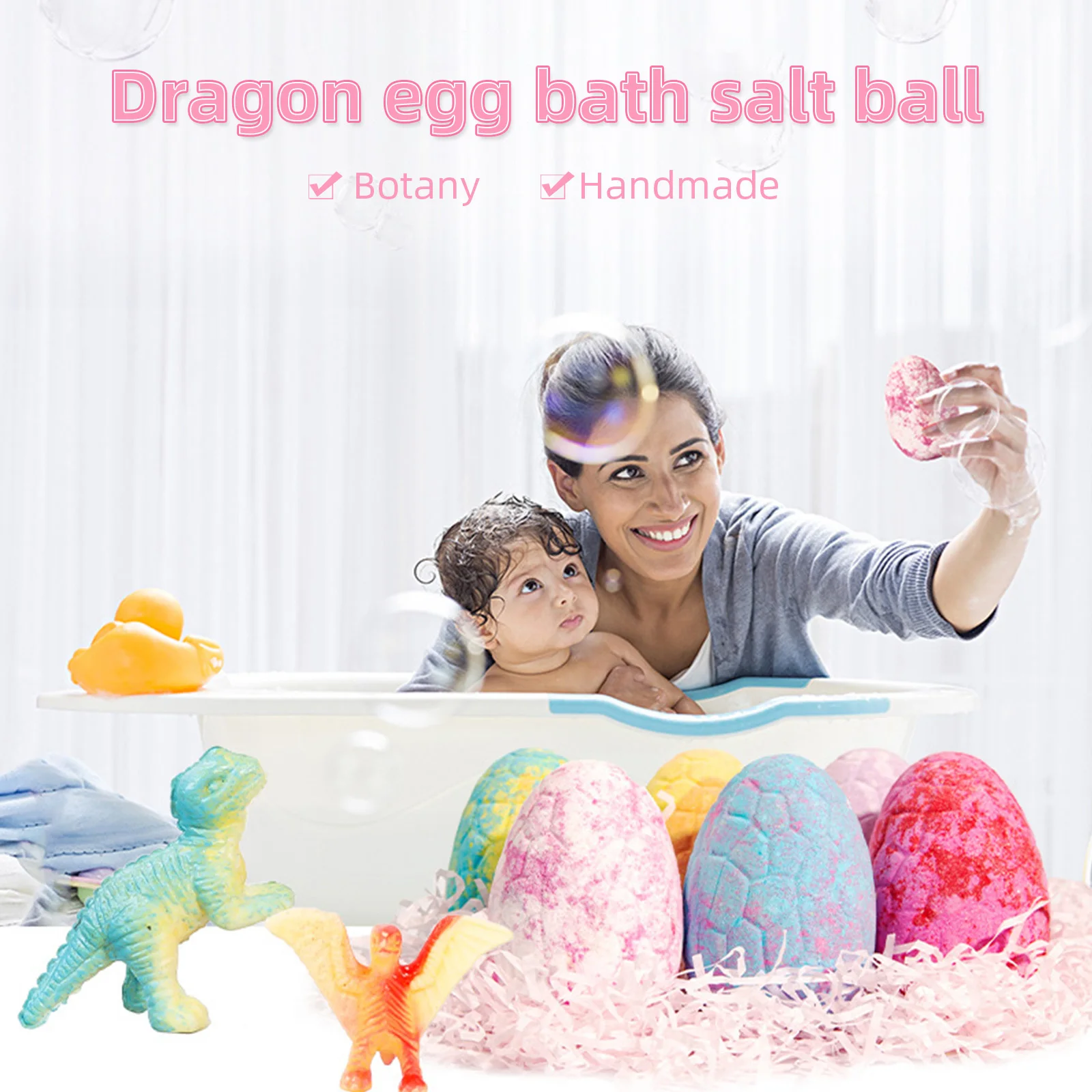 2021 6 шт банные бомбы подарочный набор для детей динозавр игрушки внутри