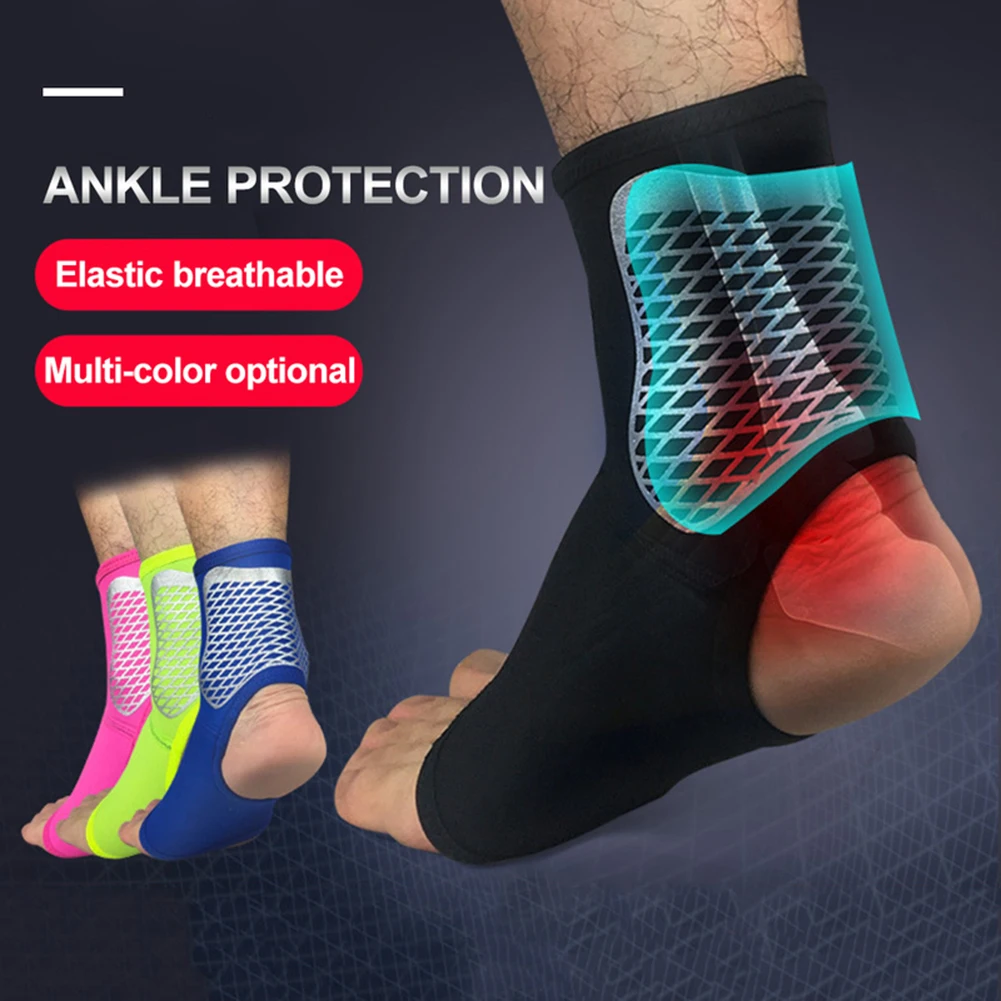 Sports Ankle Support Football Basketball Badminton Sport Protection Bandage Elastic Sprain Brace Guard Protector |