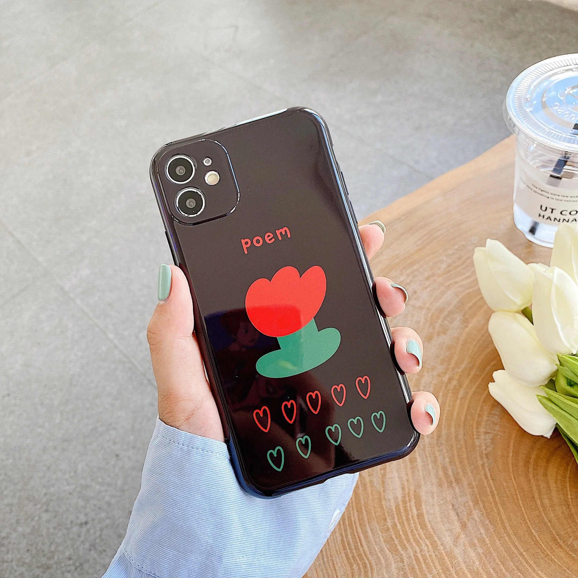 

For iphone 12 Case,Cute Flower Case For Iphone 12Pro Case,Soft TPU Back Protective Phone Cover For iphone 12Pro Max Case