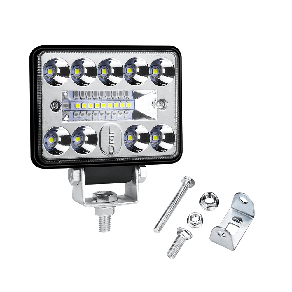 

2X 57W 12V 19LED Work Light Bar Car SUV Off Road Driving Fog Lamp Bulb 2800LM