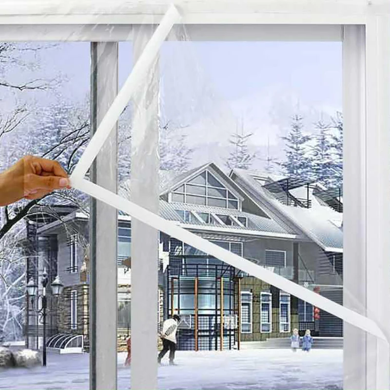 

Indoor Window Film Winter Warm Windproof Transparent Window Film Custom Environmental protection film for home Decorative