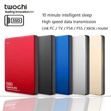 512GB 480GB 240GB 120GB TWOCHIUSB 3.0 SSD External Hard High Speed Solid State Drive Hard Disk  PC, Mac, Xbox, PS4, PS5,TV