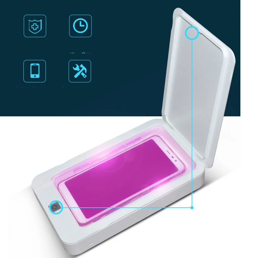 

new Portable Home Cleaning LED UV Leaner for Cell Phone, ONE PIX Phone Sanitizer Bag for Baby Bottle 99% in 90s Smart Accessorie