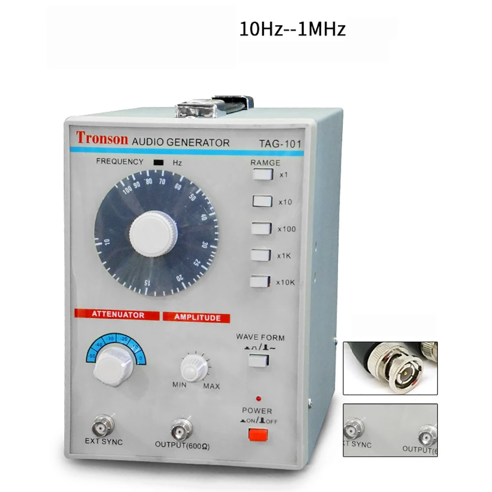 AC 100-240V тег-101 низкочастотный звук генератор сигналов источника сигнала 10 Гц-1 МГц Y