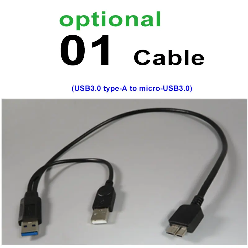 01 OTG Cable PCTONIC Micro-USB3.0 micro-B USB кабель с дополнительным USB a-типа питания для мобильного жесткого диска HDD дополнительное питание для OTG - Цвет: 01 OTG Cable