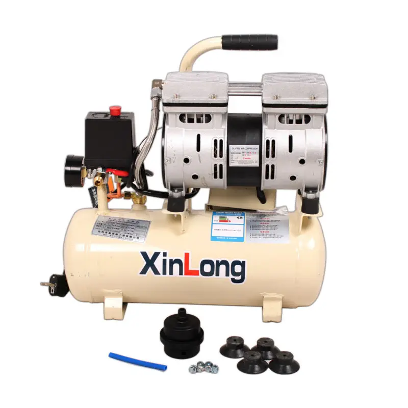 Quiet Oil Free 550w 1380r/min 8l For Autoclave Bubble Remove Machine And Oca Vacuum Laminating Machine
