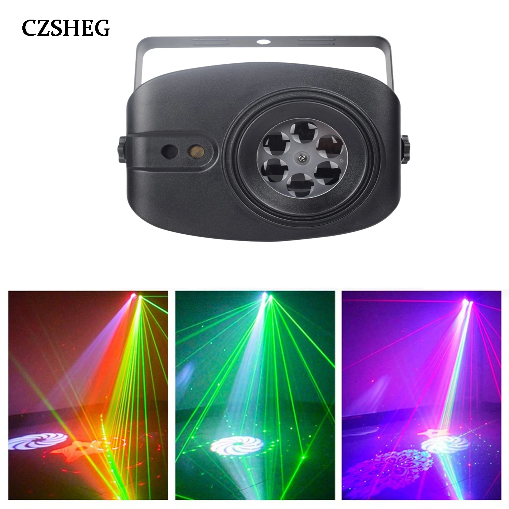 RGB party light disco light voice music control laser projection light pattern RGB effect light suitable for bar party dance flo