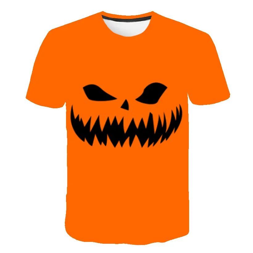 Новая брендовая летняя детская футболка дьявол смайлик 3D для мальчиков/футболка