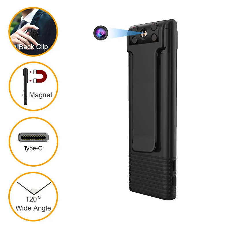 

Miniature Magnet Camcorder 2021 New products Mini Camera Portable Digital Video Recorder Body Camera Night Vision Recorder