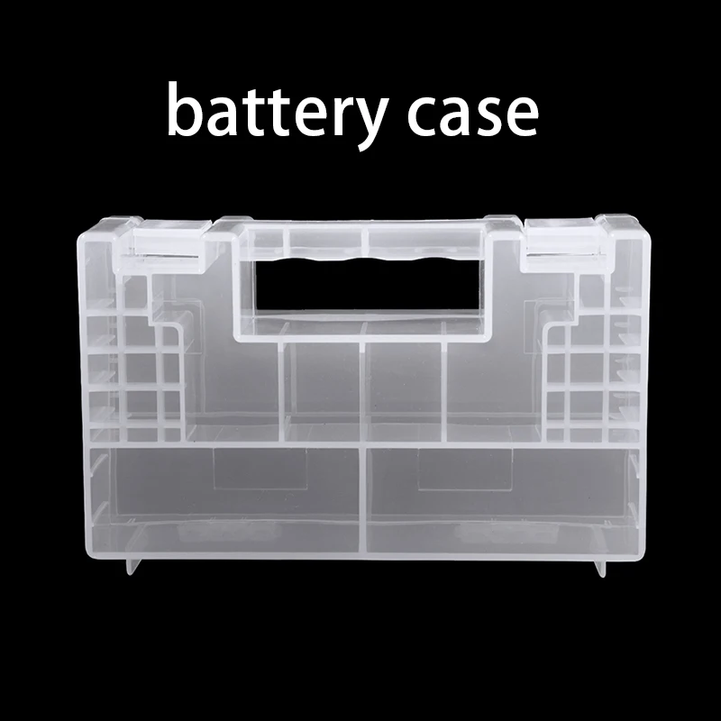 1 шт. пластиковая коробка для хранения батарей AA AAA C|battery storage box|battery casebattery |