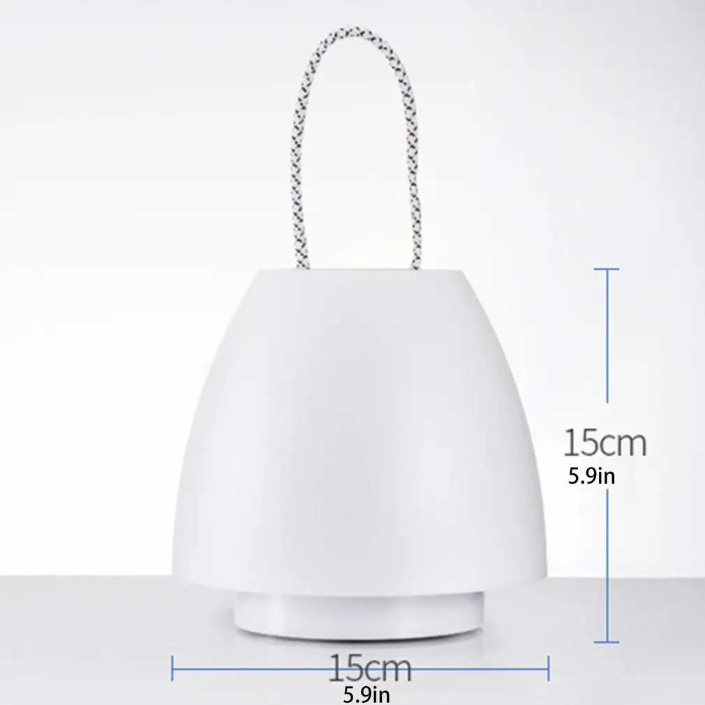

Portable LED Night Light Remote Control Timer Dimmable USB Rechargeable Bedroom Bedside Lamp Desk Table Lamp Outdoor Lantern