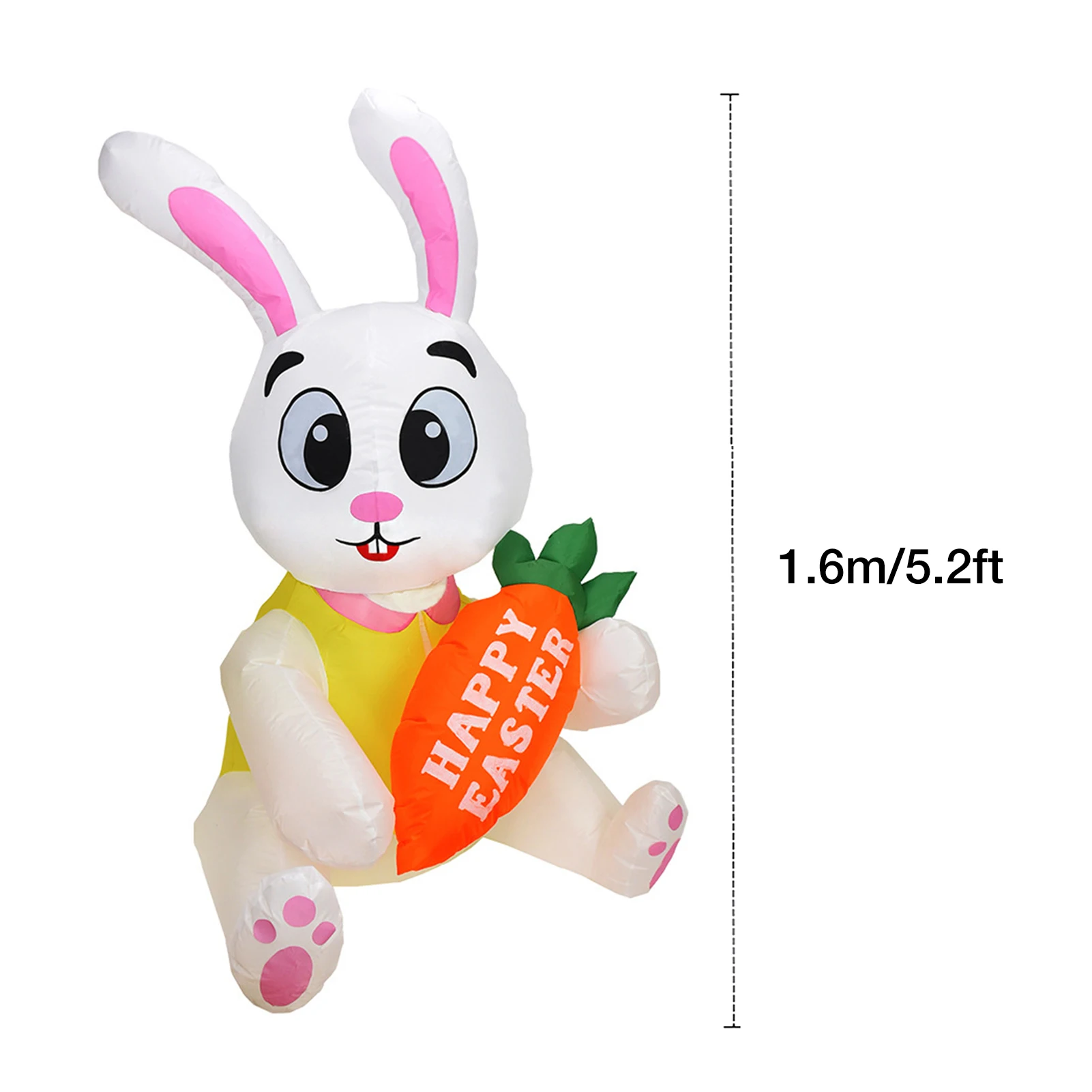 

Easter Inflatable Carrot Bunny Inflatable Egg Lawn Garden Decoration Decoration Children Indoor Inflatable Doll Gift