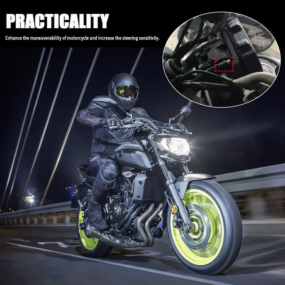 Мотоцикл с фокусным расстоянием 25 мм Riser Крепление зажим рукоятка для YAMAHA MT07 FZ07