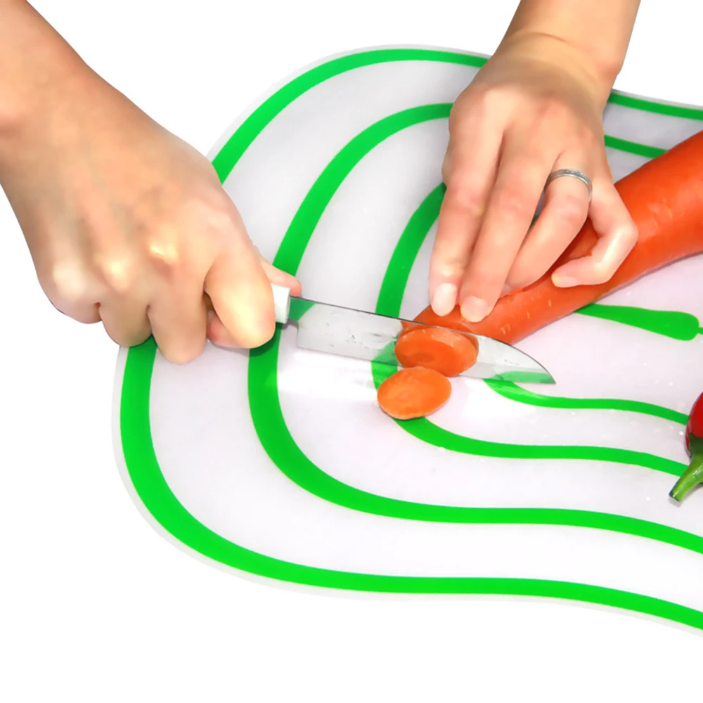 1 шт. Кухня разделочная доска нескользящая матовая для резки 30*20 см овощи фрукты