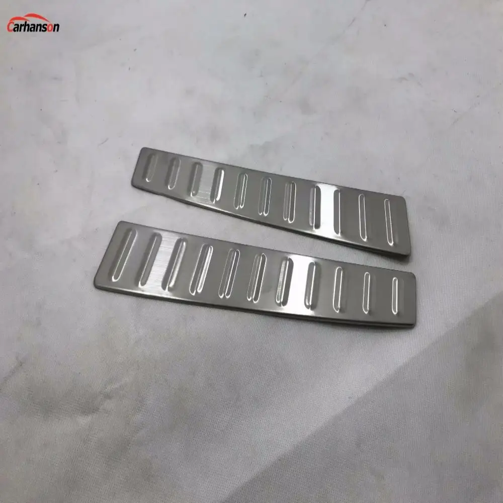 Для Tesla Model S автомобильные стильные аксессуары из нержавеющей стали задний