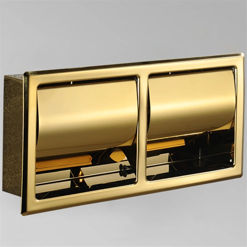 SUS 304 Нержавеющая сталь Ванная комната держатель рулона туалетной бумаги коробка