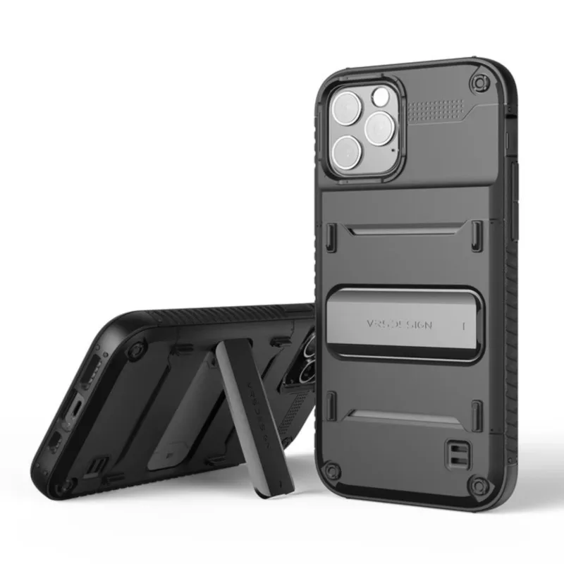 

Чехол-накладка для iPhone 12 Pro Max, твердый, с подставкой