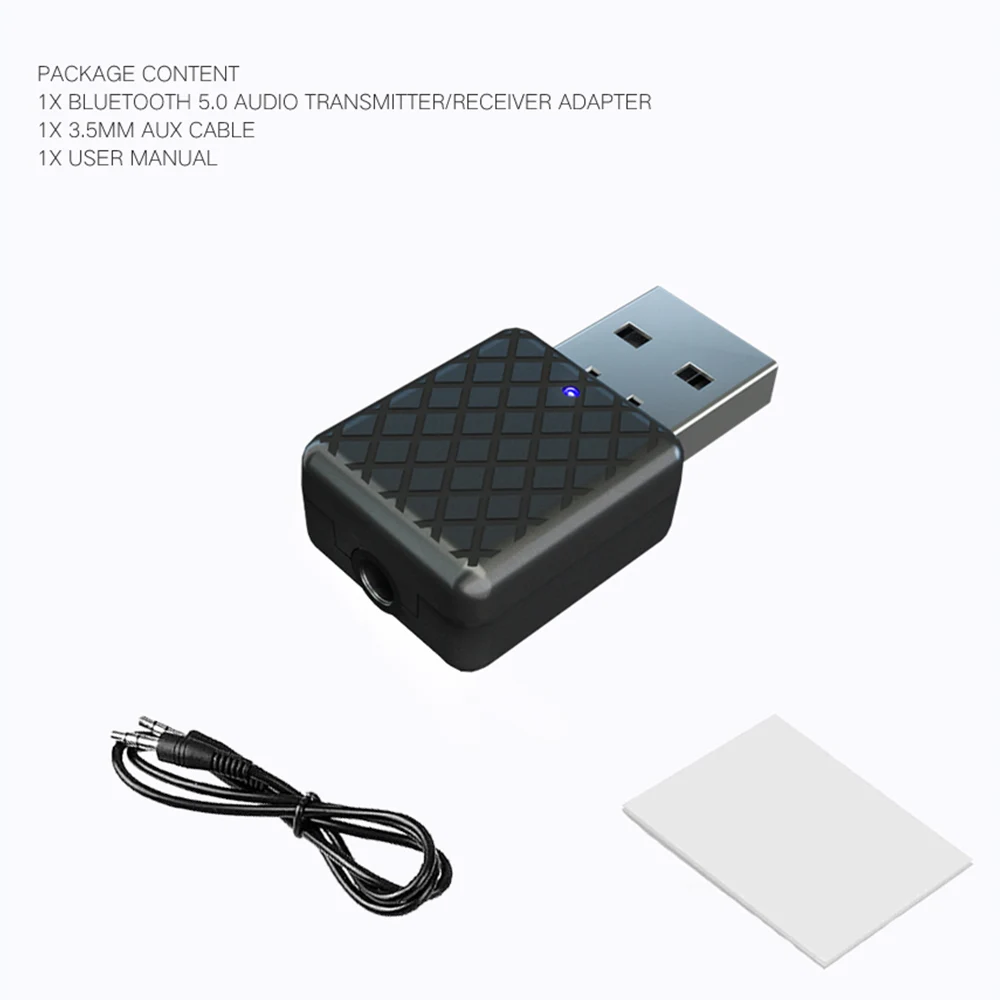 1 шт. Bluetooth 5 0 аудио приемник передатчик Мини 3 мм AUX Jack стерео для ТВ ПК автомобиля