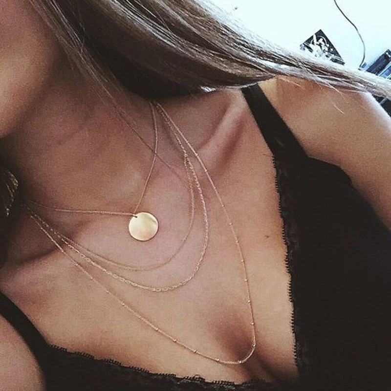 Новое популярное модное Трендовое ювелирное изделие медный чокер многослойное