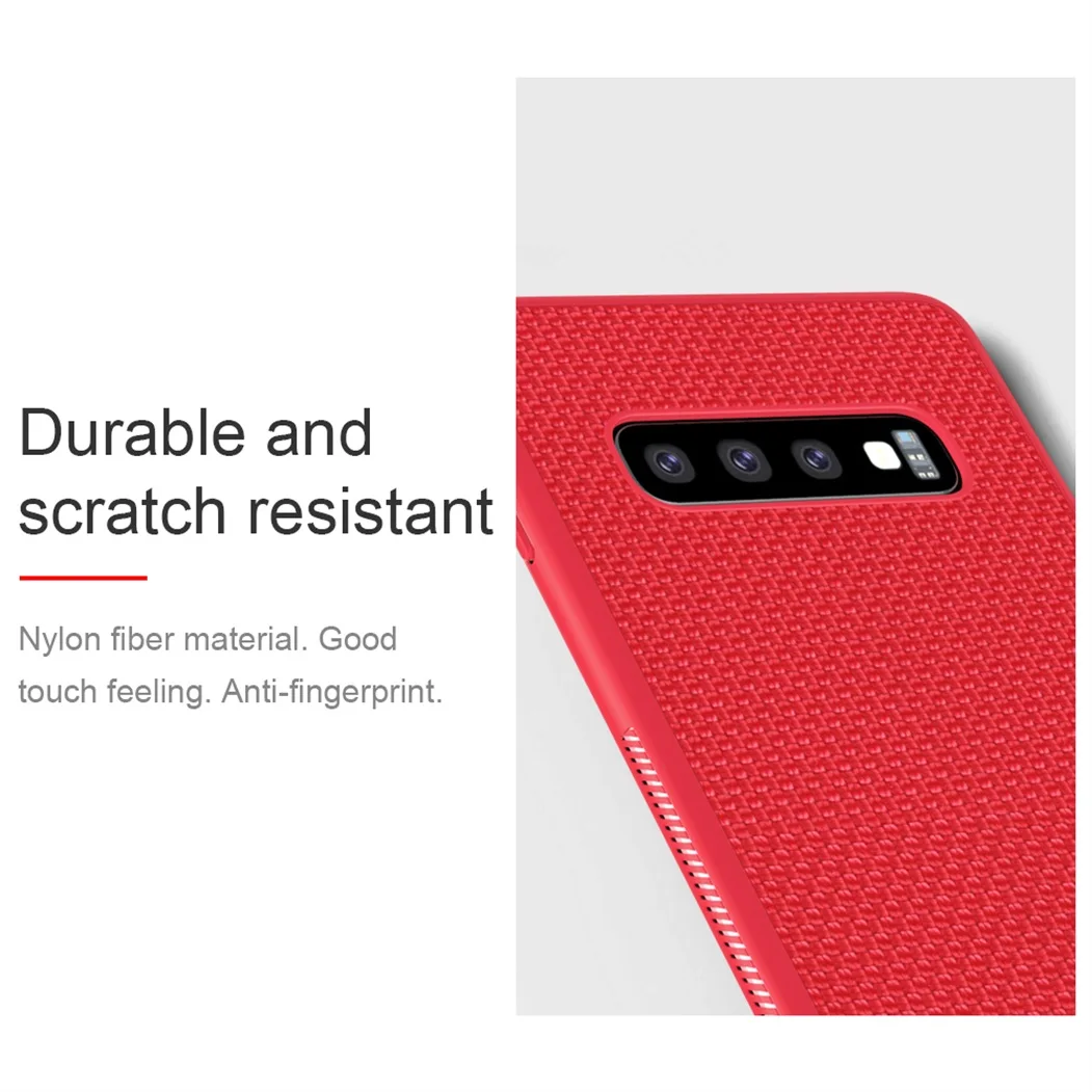 Для Samsung Galaxy S20 Ultra + 5G S10 Plus S10E чехол NILLKIN текстурированное нейлоновое волокно