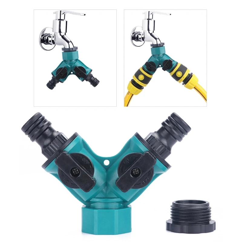 

Irrigation Y Shape Tap Connector Garden Hose Adapter Splitter Quick Coupling Drip Garden Watering Irrigation System Tool
