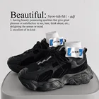 Кроссовки мужские на толстой подошве, Повседневная модная обувь, корейский стиль, осень 2021