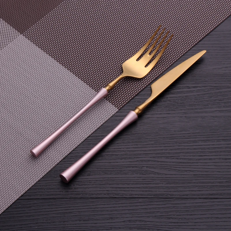 Посуда Нержавеющая сталь набор столовых приборов 4 шт. Кухня Ножи столовая ложка