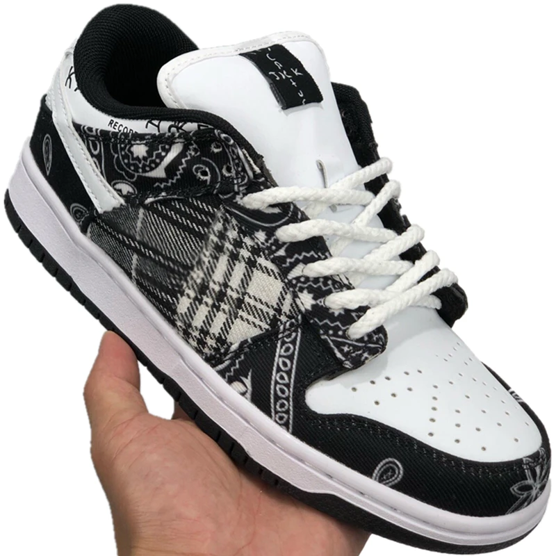 

2021 New TS Rapper Consortium Low Top Running Shoes TS Originals Antiskid Rubber Built in Zoom Air Athletic Shoes