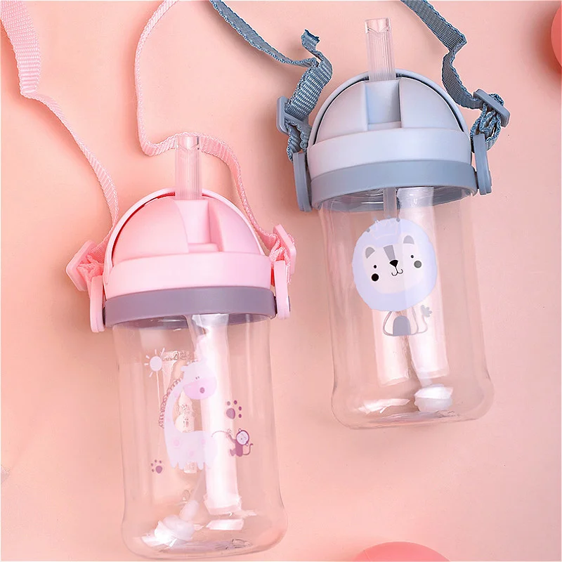 

Baby feeding cup with straw, 250 /for learning to drink water, with straw