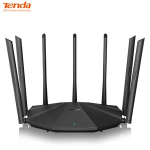 tenda ac23 gigabit dual band ac2100 wireless router wifi repeater 76dbi high gain antennas wider coverage easy setup cn version free global shipping