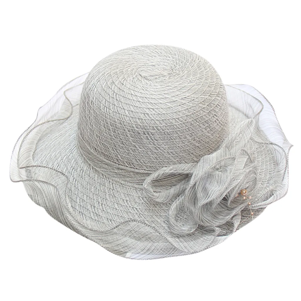 Женская кепка винтажная элегантная Свадебная кружевная дышащая шляпка с цветами