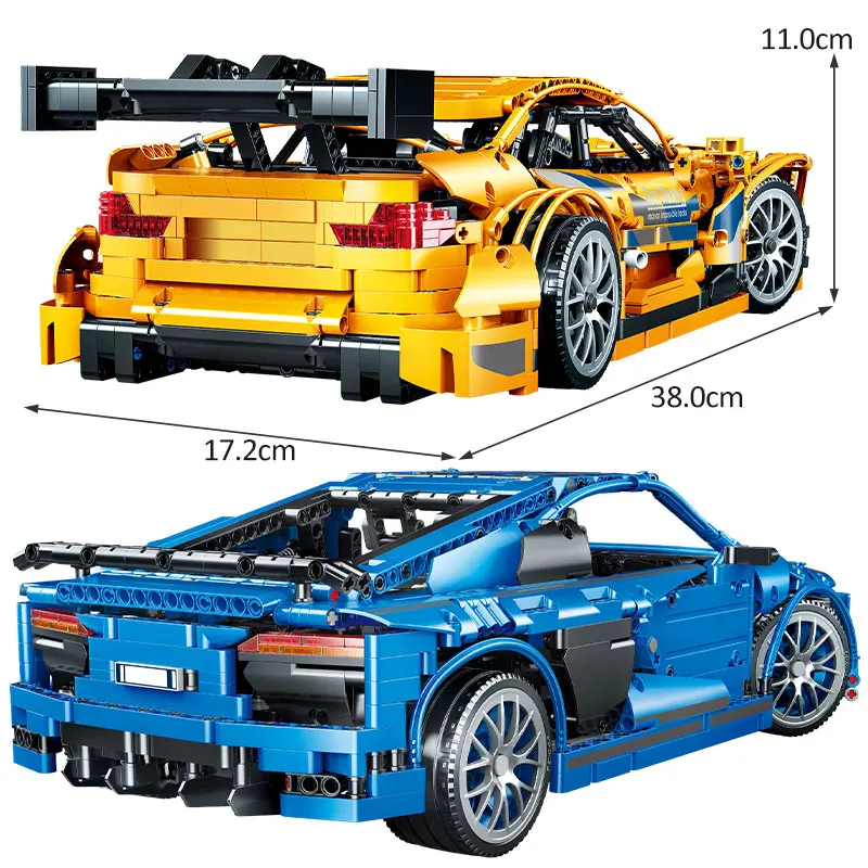 

Mini City Classic Mechanical Sports Vehicle DIY Building Blocks Technical Racing Car Moc Bricks Education Toys for Children