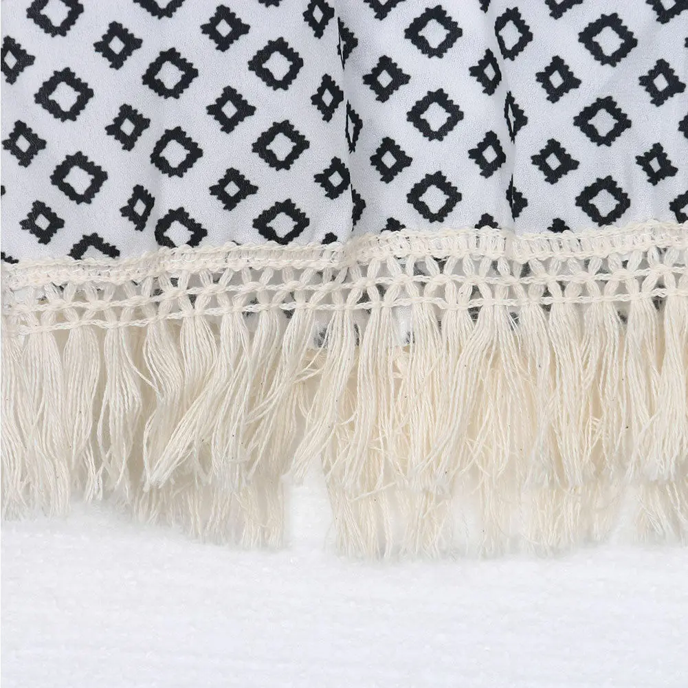 Женская винтажная Свободная блузка летнее шифоновое пальто в стиле бохо шаль