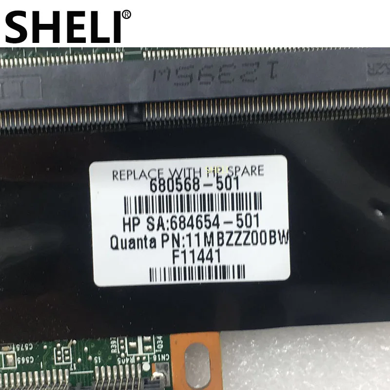 Материнская плата SHELI для ноутбука HP 680568-501 680568-001 Pavilion материнская и ПК с функцией