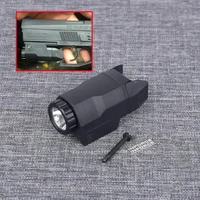 tactical compact apl weapon pistol light constant strobe led flashlight for glock 17 19 cz75 with 20mm rail hunting accessories