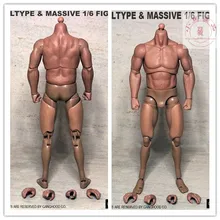 1:6 Soldier GANGHOOD Muscular And Strong Soldier Body Suitable For Villains Arnold And Other Dolls Model In Stock