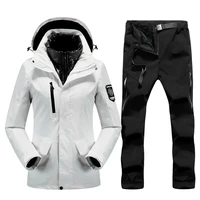 thick warm winter ski suit for women windproof waterproof outdoor snow jackets and pants female snowboard tracksuits women brand
