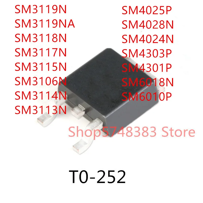 10 шт. SM3119N SM3119NA SM3118N SM3117N SM3115N SM3106N SM3114N SM3113N SM4025P SM4028N SM4024N SM4303P SM4301P SM6018N