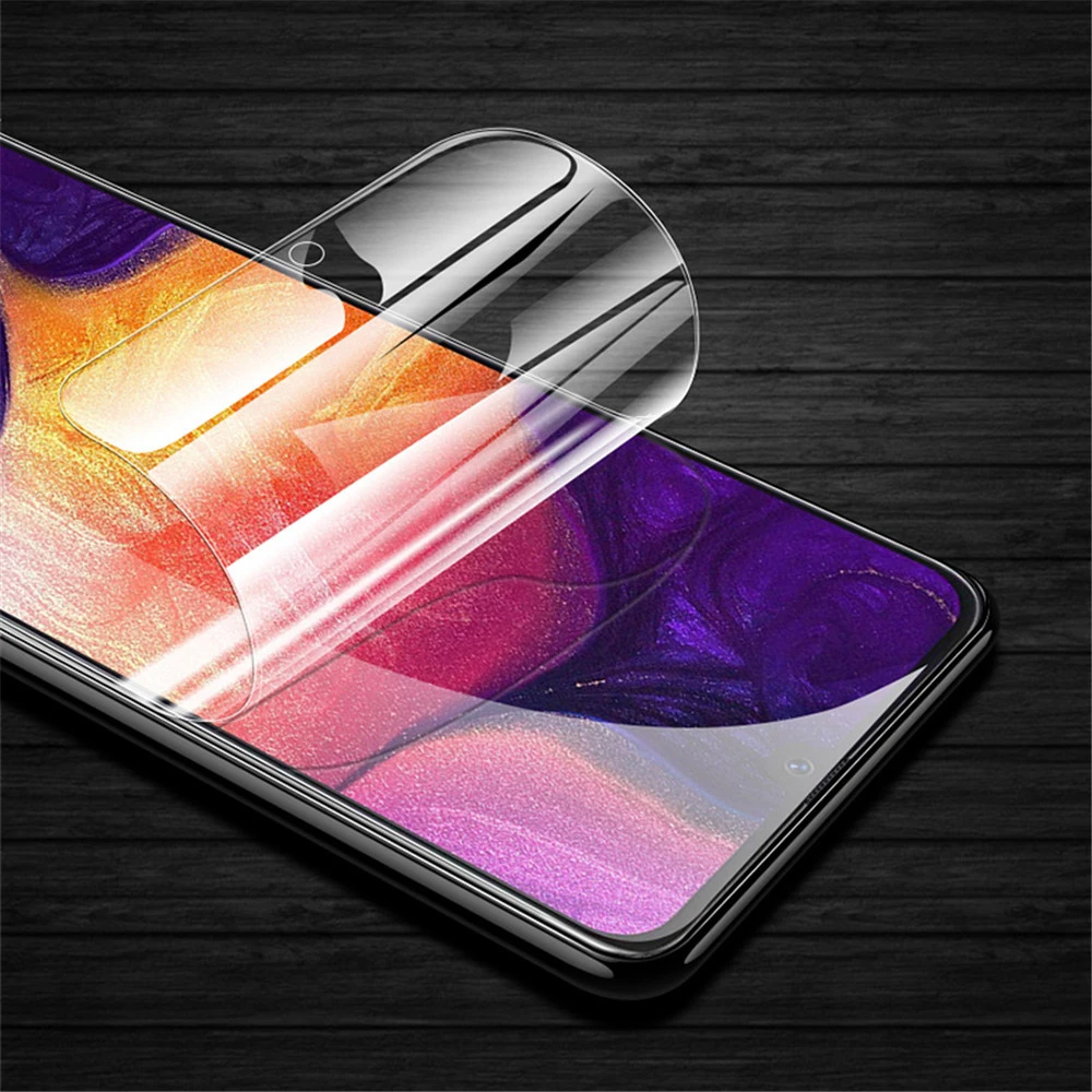 Full Protective Soft For Samsung J3 J5 J7 Pro A20 A 40 50 60 70 10 A2Core J4Core New 10D Screen Hydrogel Film Tpu Protector Film images - 6
