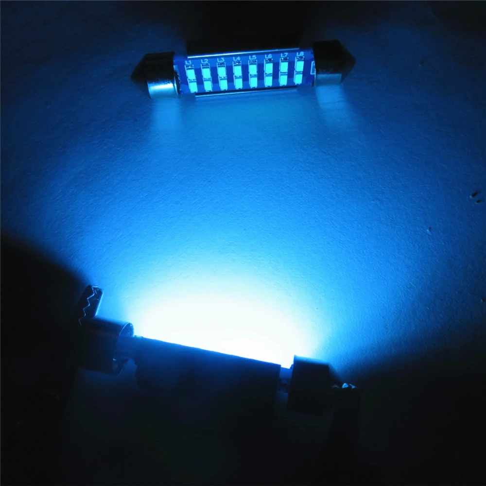 СВЕТОДИОДНАЯ Гирлянда WLJH 2x Canbus 31 мм 36 39 42 SV8 5 C10W C5W Led 3014 SMD 12 В освещение