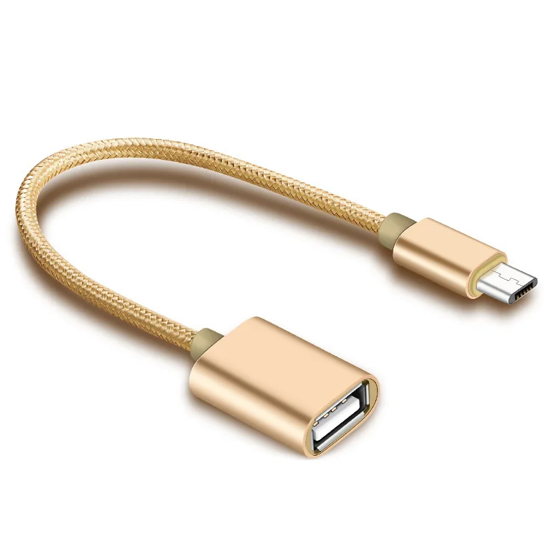 Кабель OTG с Micro USB на адаптер для зарядки и передачи данных конвертер Xiaomi Samsung Huawei 1