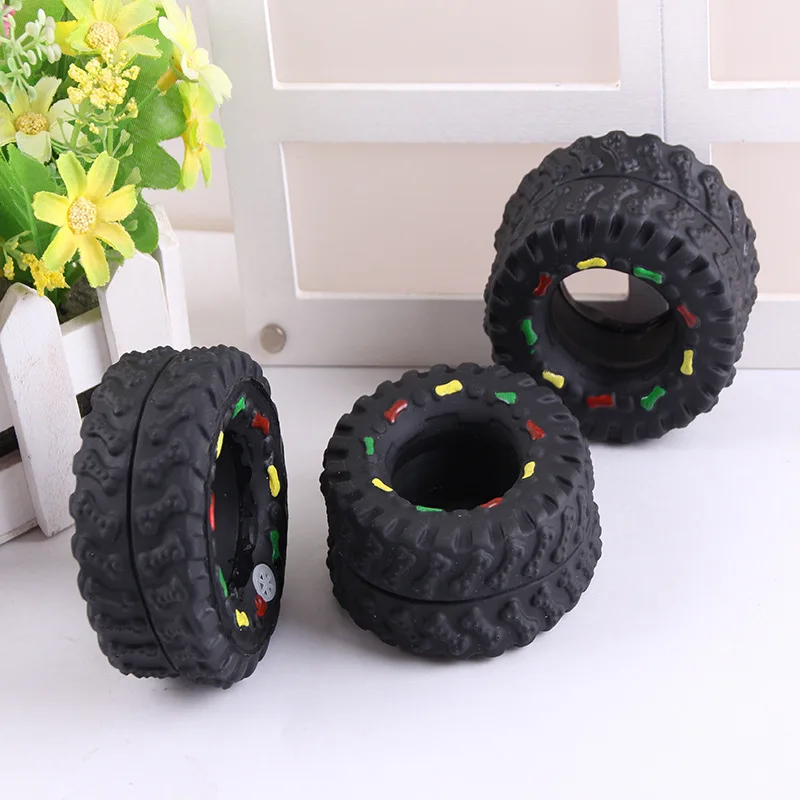 

Игрушки для собак, для маленьких и больших собак, для игры со щенком, тренировочная, пищащая игрушка, прочные накладки на колеса, Жесткие игр...