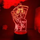 Фигурка бензопилы человек питание светильник для спальни Декор Детский подарок на день рождения манга гаджет бензопила человек светодиодный ночник прикроватный