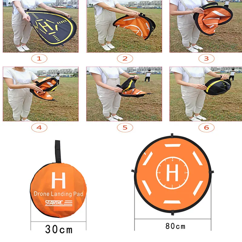 80 см быстро складывающаяся посадочная площадка FPV Дрон Водонепроницаемый Фартук