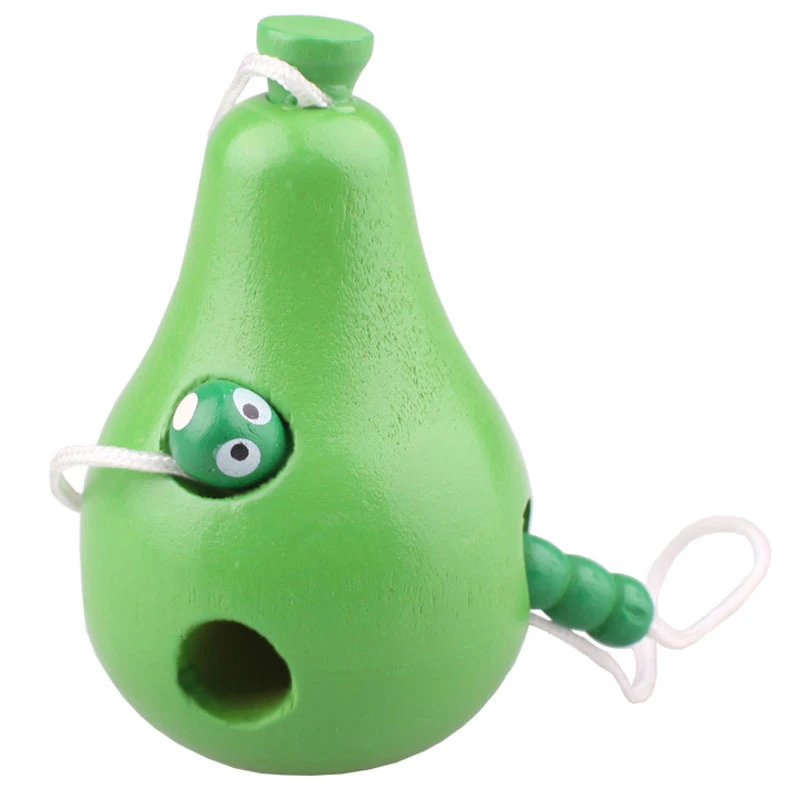 Деревянные материалы Монтессори детские игрушки для нарезания резьбы шнуровка