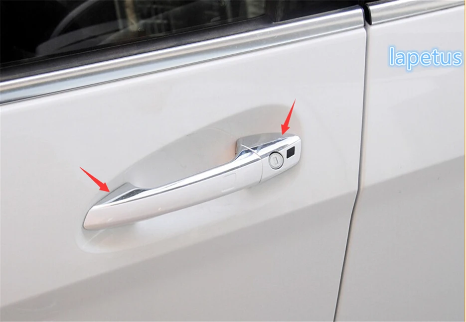 Lapetus Exterior Refit Kit Fit For Mercedes-Benz GLA X156 200 220- ABS Chrome Door Pull Handle Grip+ Bowl Cover Trim